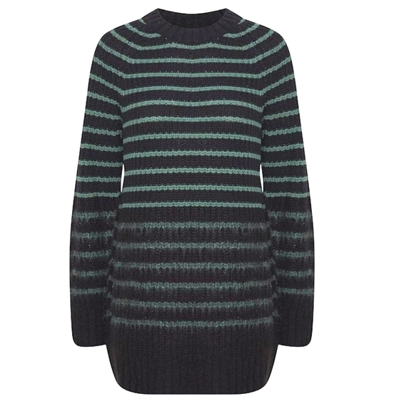 ICHI WOMEN'S WOOL BLEND LONG SLEEVE SWEATER - Picture 2 of 12